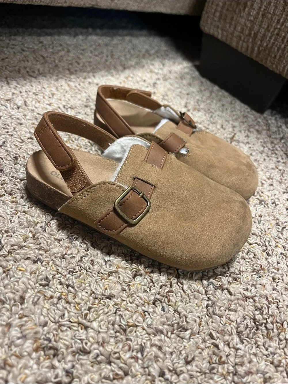 Old Navy Kids Suede Slingback Clog - Brown